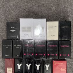 Men’s Designer Colognes - YSL/Dior/Baccarat/Creed/Valentino/Tom Ford