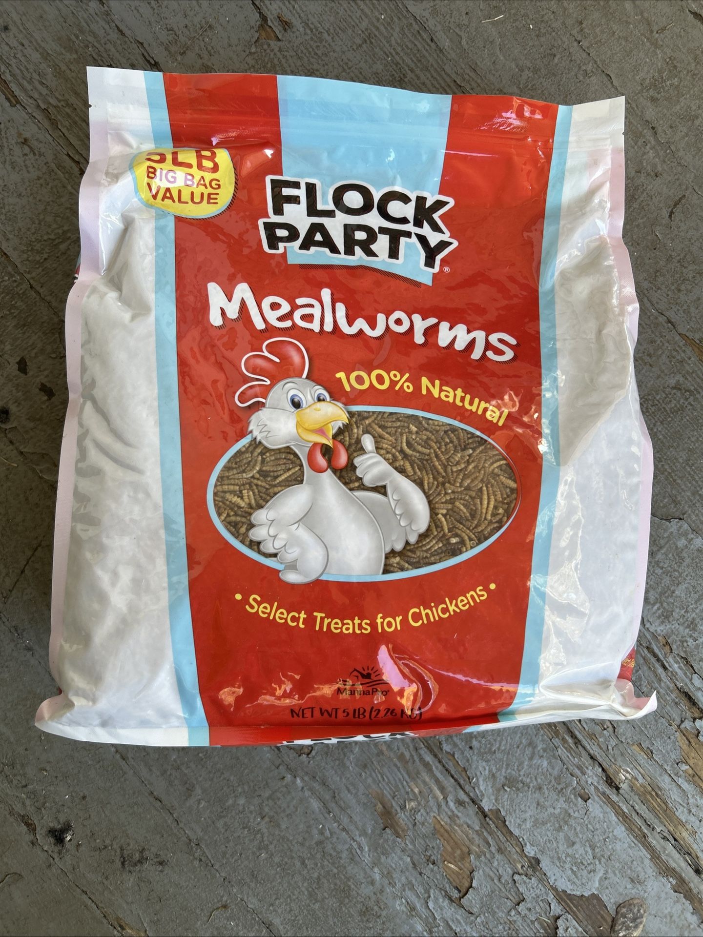 Flock Party Mealworms 5LB