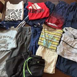 Boys Size Medium 8 Lot Bundle Shorts And Shirts