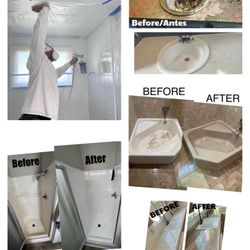 Reglazing- Bathtub White 