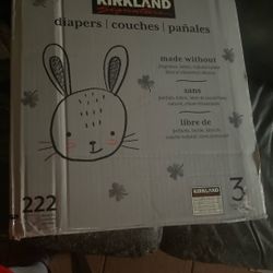 222 Count Diapers Size 3