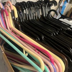 Black Hangers & Mixed Colors 50 Total Or More