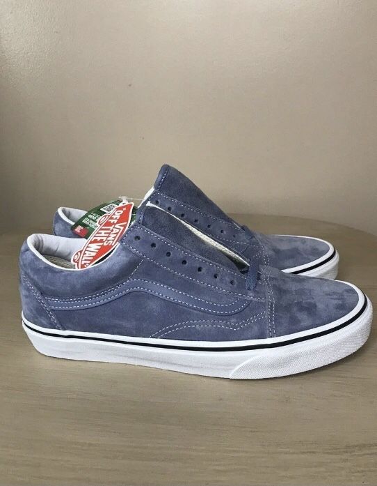 VANS OLD SKOOL PIG SUEDE TEMPEST Gray HEIQ ECO DRY Dupont Men 8.5.