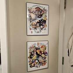 Framed Prints By Kehasuk (Miyazaki And Nintendo Super Smash Bros)