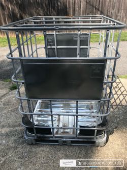 Cages Ibc Tote winter is here get your cage for your firewood