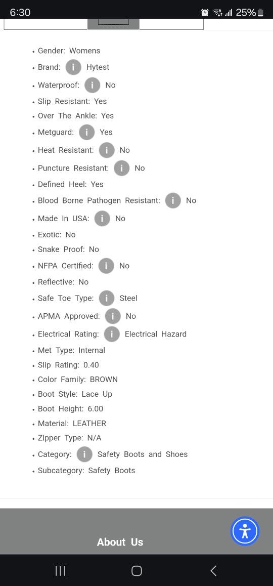 New WOMENS WORK BOOTS 7.5