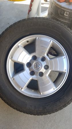 Toyota rims and tires