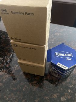 Hunday Elantra Oil Filter-pack Of 4 New