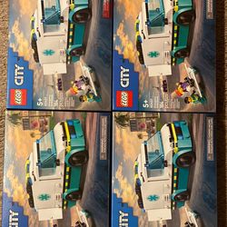 LEGO City 60451 Emergency Ambulance ( 4 sets )