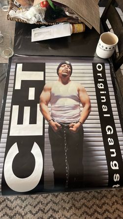 Vintage Ice T Rap Poster