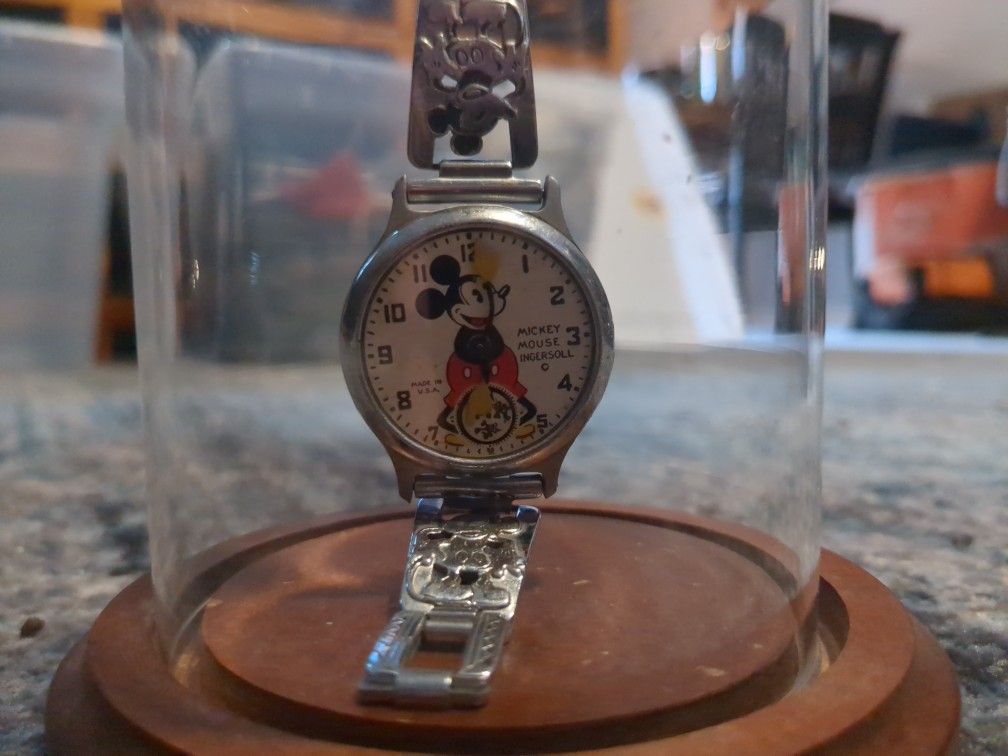 Mickey Mouse Watch From I Believe The 1940s '50s