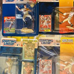 Four CARLOS BAERGA - Starting Lineup - SLU - Figure & Card -  CLEVELAND INDIANS