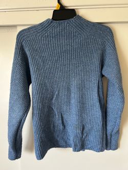 Knitted sweater M Blue