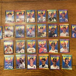 1989 Donruss Baseball MVP Complete Set (26 Cards) NM/MT [Nine Hall-Of-Famers]
