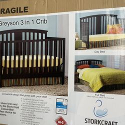 Greyson 3 In 1 Convertible Crib Bed 