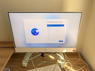 HP all in one desktop with camera