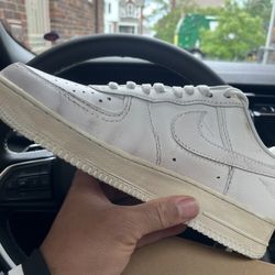 AF1 DIRTY TRIPLE WHITE SIZE 12 WON ON SNKRS APP
