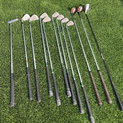Golf Clubs Set – Cleveland Launcher 8.5°, King JST.K Irons – $120