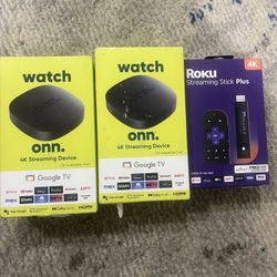 Roku & Onn Streaming Devices