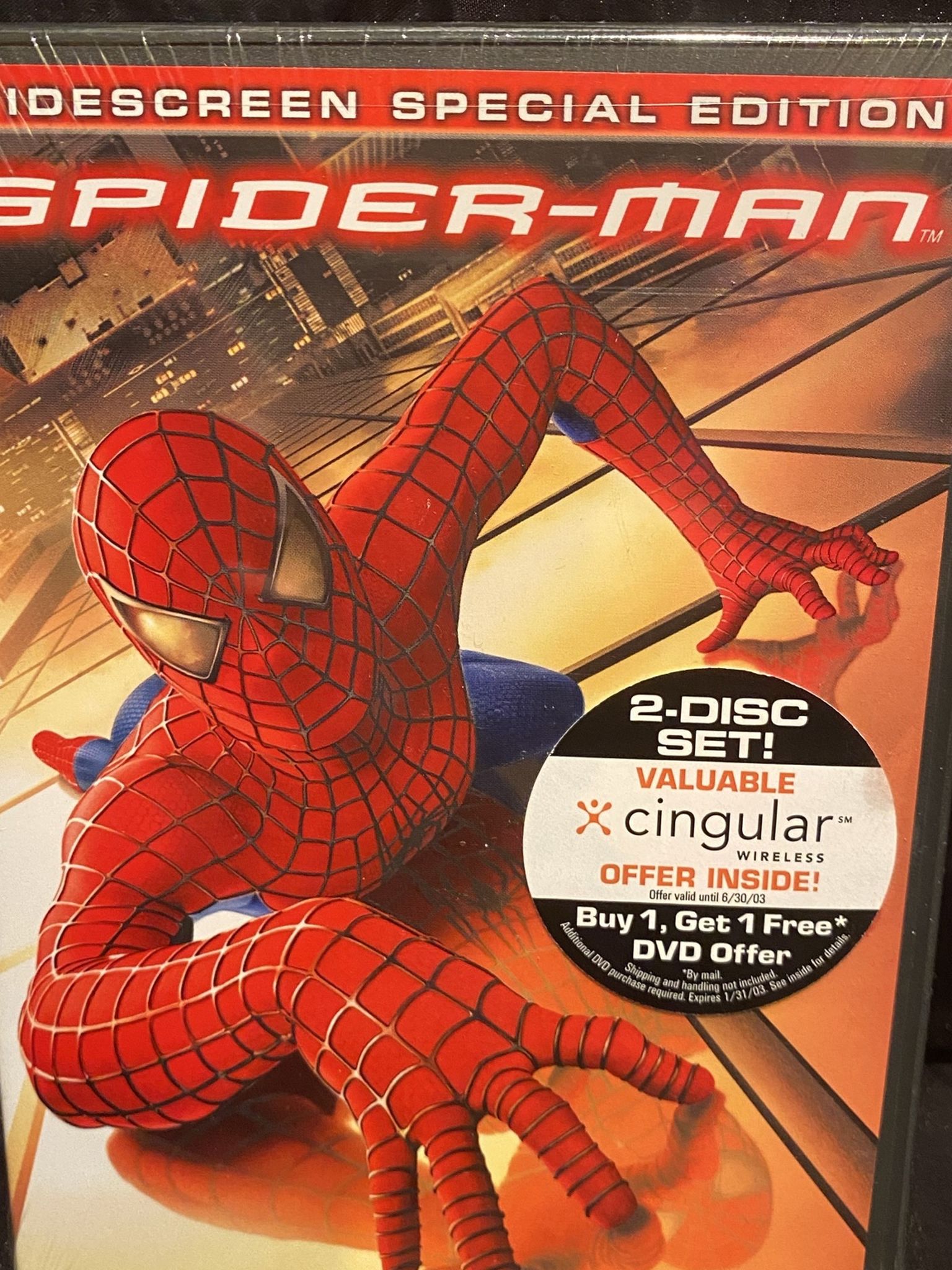 Spider-Man (DVD, 2002, 2-Disc Set, Special Edition Widescreen) NEW SEALED