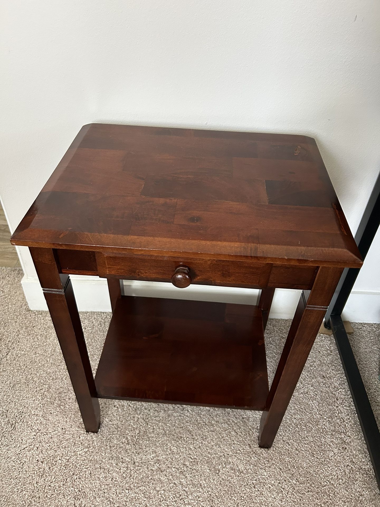 Cherry Oak Side Table