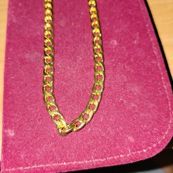 20 Inch Gold Filled Cuban Link Chain 4mm