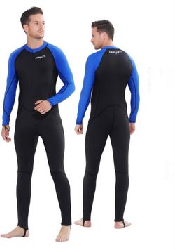 Wet suit size available S and 2 XL