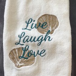 Sea Themed Hand Towels And Washcloth 