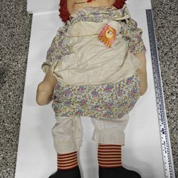 Vintage Full Size Raggedy Ann Doll