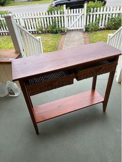 Hall Entry Table with Drawers