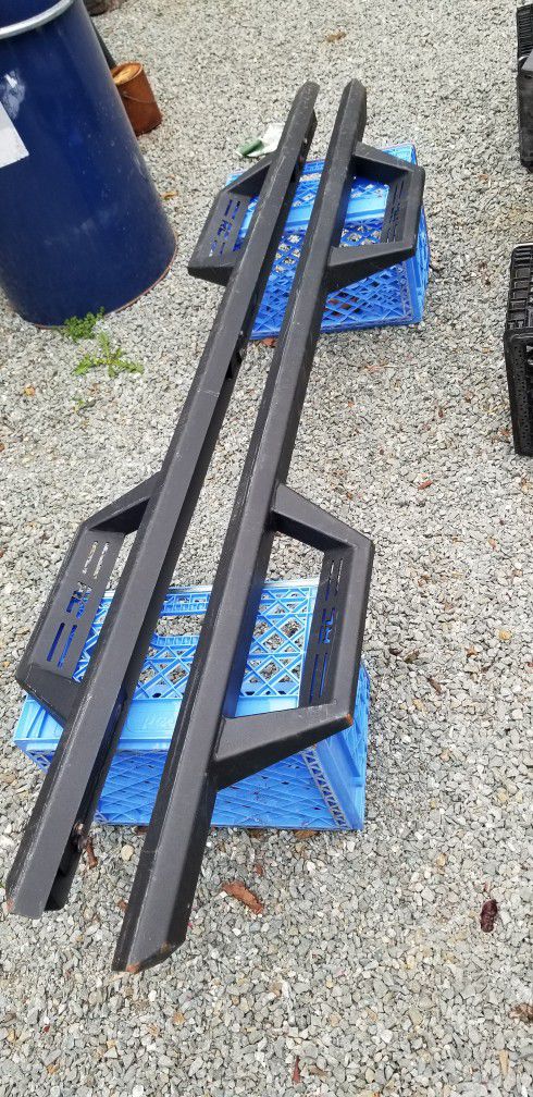 rough country truck side step rails