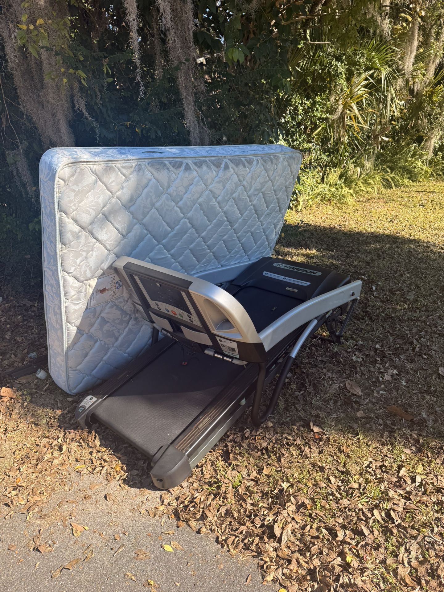 FREE Treadmill And full Mattress/rails For pickup - Black Friday !!  First Come - FREE