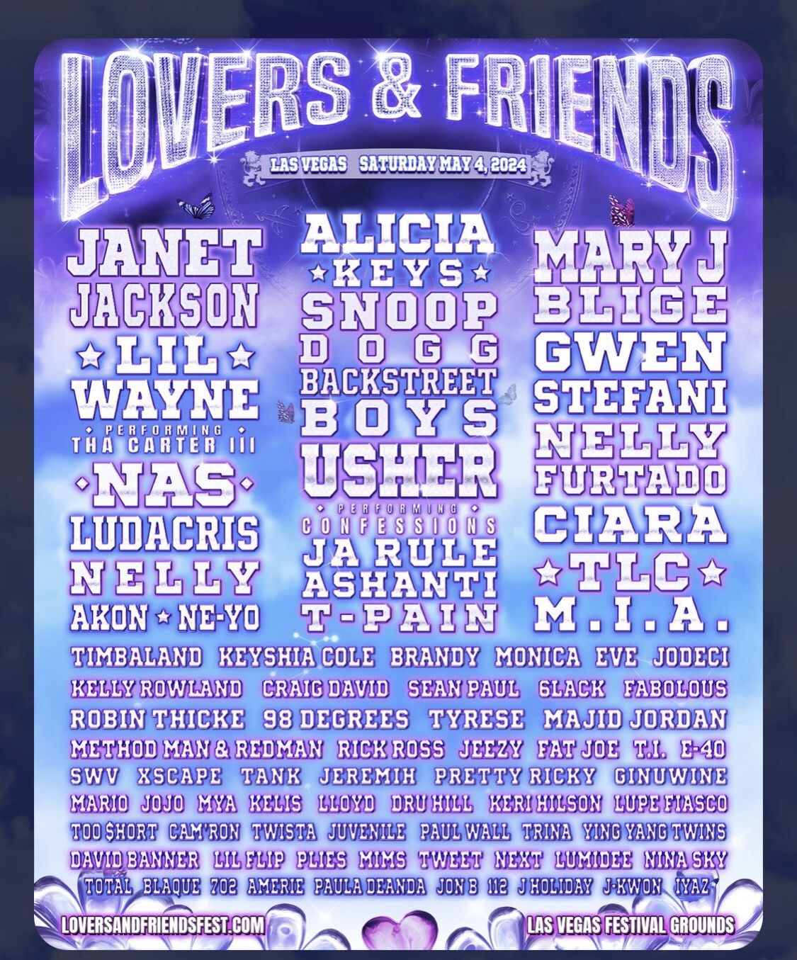 Lovers And friends Festival Tickets x 2 (Gen. Admission)