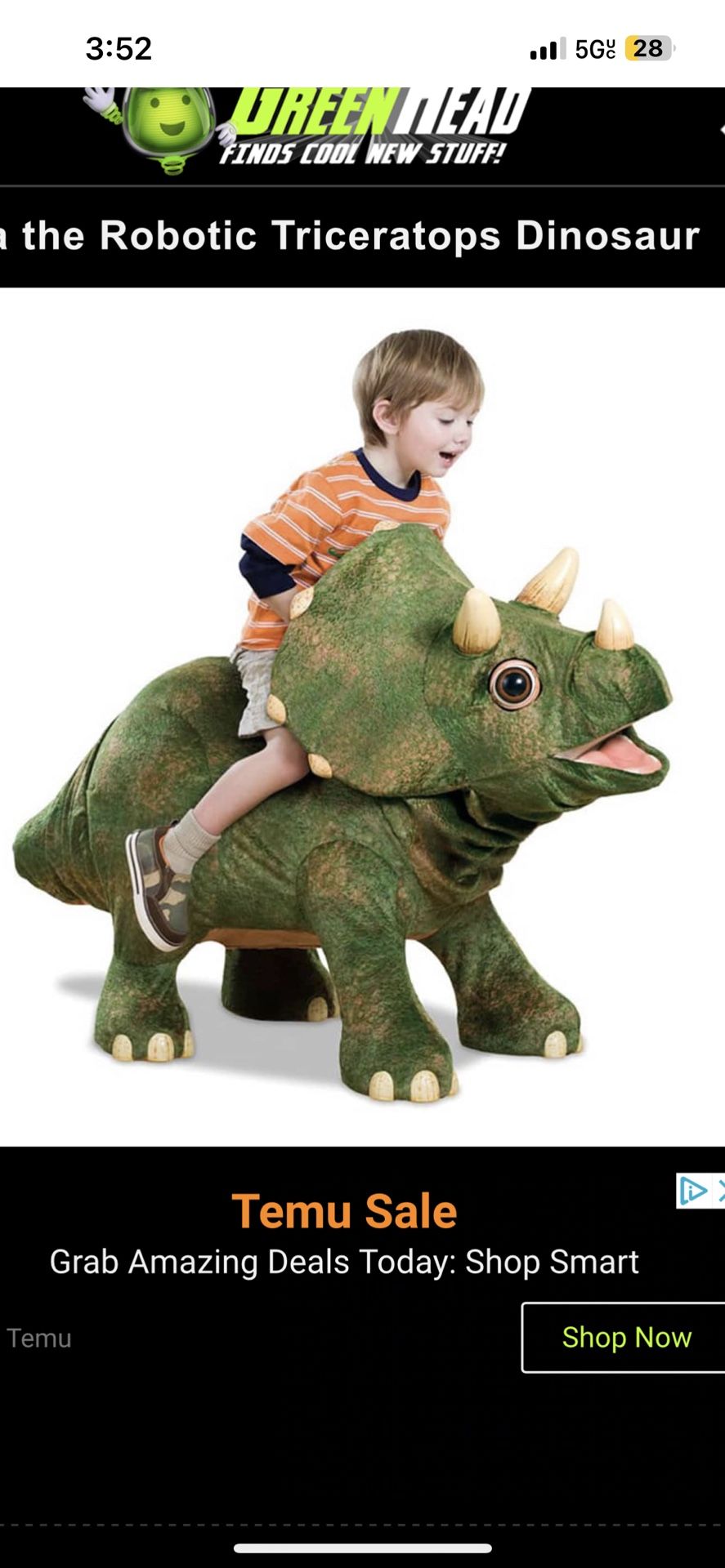 Playskool Kota My Triceratops Dinosaur