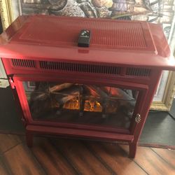Electric 3 D Portable Fireplace and Heater 
