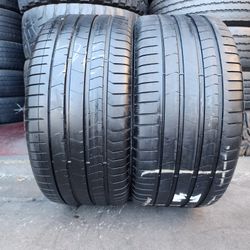 2 USED TIRES PIRELLI RFT 275/30/20