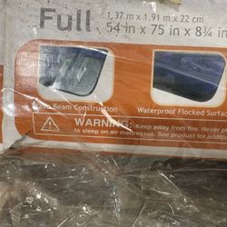 Intex Classic Downy Waterproof Full Size Air Mattress 