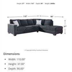 Altari 2-Piece Sleeper Sectional with Chaise