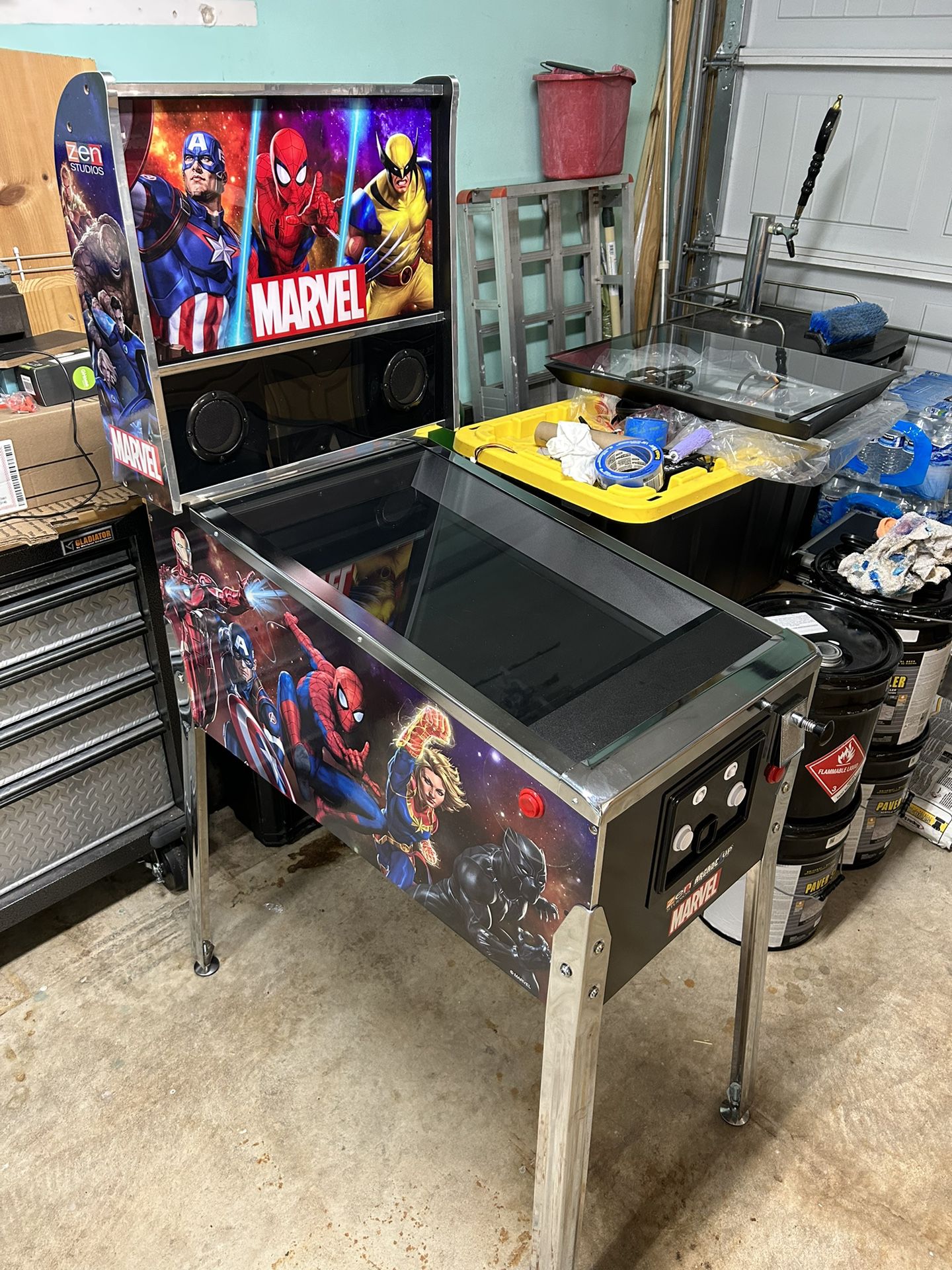Arcade 1up Marvel Pinball