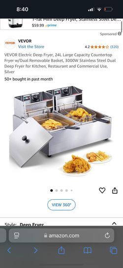 Dual Deep Fryers For Sale