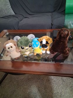 Ty Beanie Babies Aurora Plush Stuffed Animals LOT of 5 Rare Gift Affordable Cute