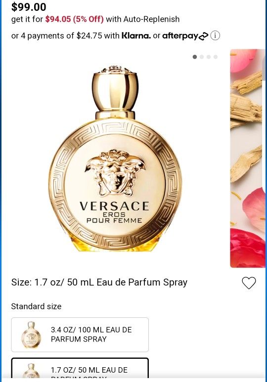 Versace Eros Top shelf women perfume