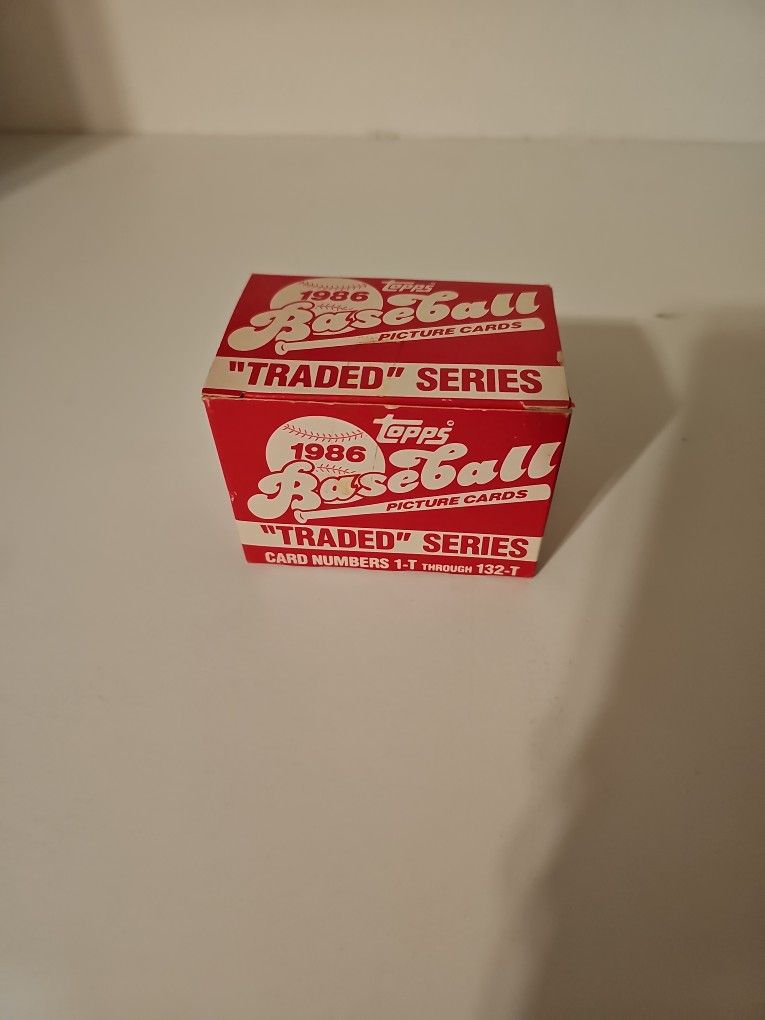 1986 Topps "Traded" Baseball Cards