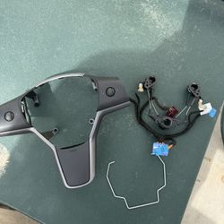 Tesla Model 3 2017-2023 Steering Wheel Wiring Harness + Trim - Parts