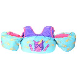 New Body Glove Kids Paddle Pals PFD Life Jacket / Swim Vest For 33-55 LBS Unicorn