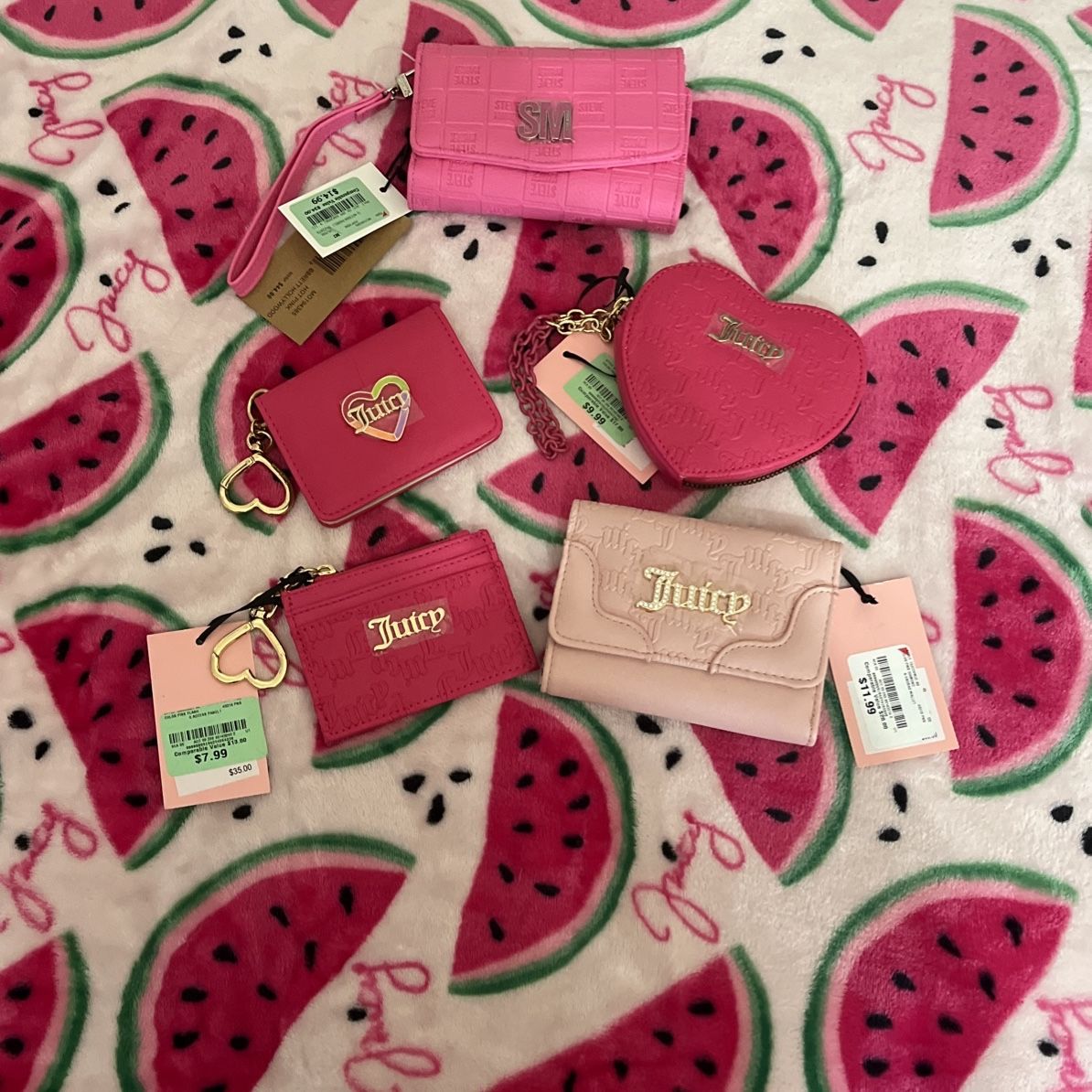 juicy couture and steve madden wallets 