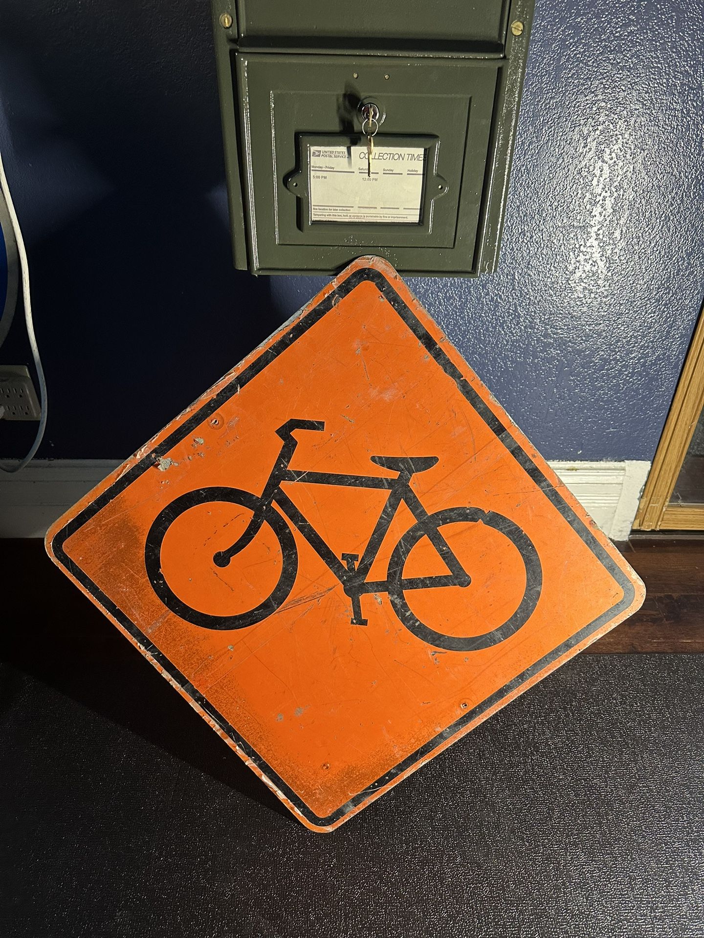Bike Street Sign