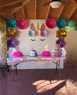 Unicorn party decor 🦄