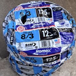 Romex 8/3 ,,125 Ft 280 Dls.for Roll