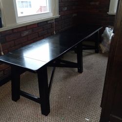 Coffee Table 16x68. Height 18in. (Blk)